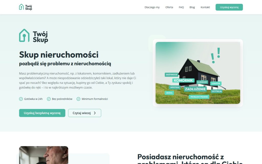 twojskup.pl: strona główna skupu nieruchomości