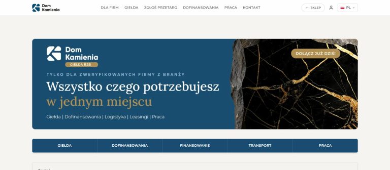 domkamienia.pl: giełda dla zweryfikowanych firm